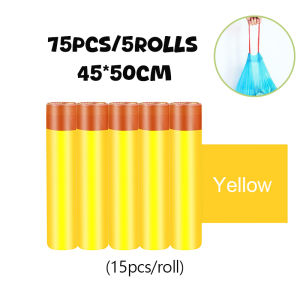 Boxed Trash Bags 200pcs Rubbish Bag Vest type Disposable Garbage Bag Handle Breakpoint Thickened Plastic Bag 45*59cm 手提垃圾袋