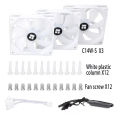 Fan THERMALRIGHT TL-C14W-S X3 White ARGB | 3X 140mm 14cm PWM Fan. 