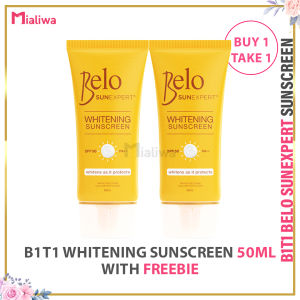 B1T1 Belo SunExpert Tinted Whitening Dewy Essence Reef-Friendly Sunscreen SPF50 Moisturizing Sunshield Sunblock Niacinamide Face Cream Moisturizer Make Up Primer Dark Spots Acne Pimples Pores Hydrating Rejuvenating Sun Protection Skin Care For Men & Women