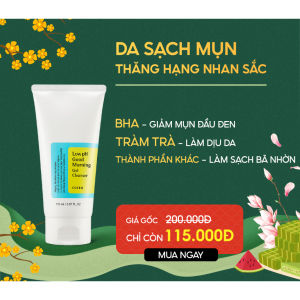 Sữa Rửa Mặt COSRX Dạng Gel Low pH Good Morning 150ml Chiết Xuất Tràm Trà Dành Cho Da Dầu Mụn