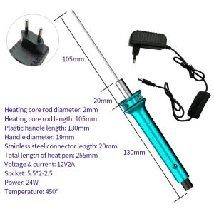 WildPioneer Electric Foam Cutter Hot Wire Cutter Pen Polyfoam Polystyrene Cutter DIY Heat Cutting with Plug Adapter