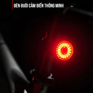 Đèn đuôi xe đạp thông minh MLH sạc điện usb và chống nước có cảm biến chuyển động và báo đèn khi phanh