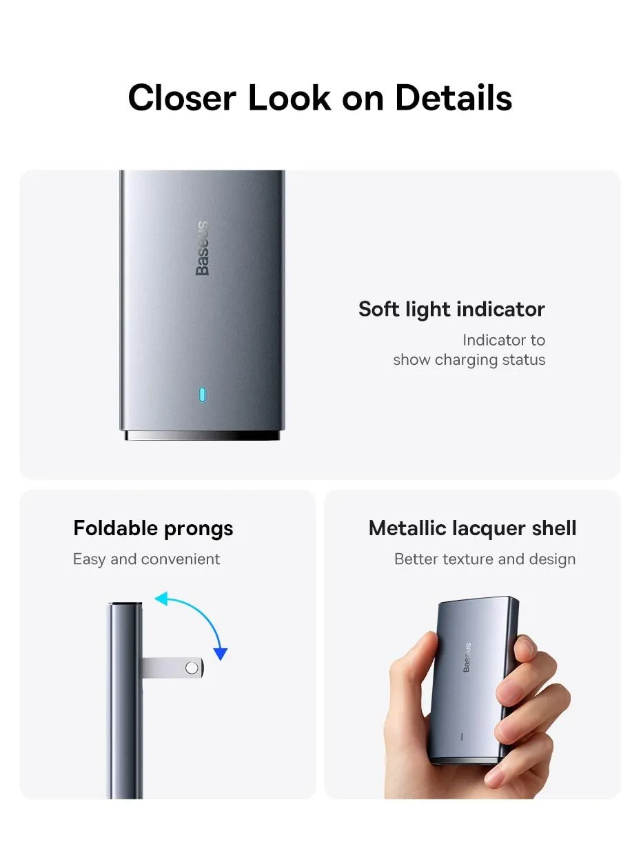 Charger with EU and UK adapters