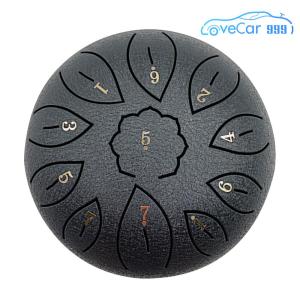 【Fast delivery】 Beginner-Friendly 6 Inch Steel Tongue Drum - 11 Tune Percussion Instrument - Great for Music Therapy and Relaxation