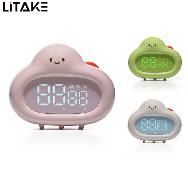 Litake digital kitchen timer with large display adjustment volume