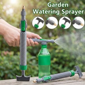 Bottle Spray Nozzle Water Sprayer Adjustable Mist Stream Air Pressure Tahan Lama Garden Watering Cleaning Rumah Tangga Greenhouse