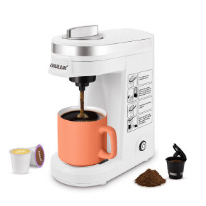 CHULUX American K cup capsule coffee machine Single-Serve K-Cup Coffee Maker Compatible Ground Coffee&capsule milk tea&tea powder&K-Cup capsule