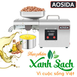 Máy ép dầu thực vật nóng và lạnh dùng trong gia đình công suất 1100W - Thương hiệu Anh Quốc cao cấp AOSIDA 999A
