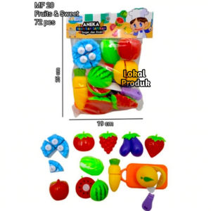 Mainan Aneka Buah Dan Sayuran Segar Dan Enak MF 20 MF 19 | Mainan Lovely Fruits Mainan Edukasi Buah Potong Terbaru Dan Murah | Mainan Set Hadiah Anak Perempuan Yang Lucu | Mainan Buah Sayur Potong Ada Kue Ulang Tahun Set Lengkap
