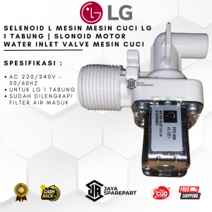 SELENOID L MESIN MESIN CUCI LG 1 TABUNG | SLONOID MOTOR WATER INLET VALVE MESIN CUCI