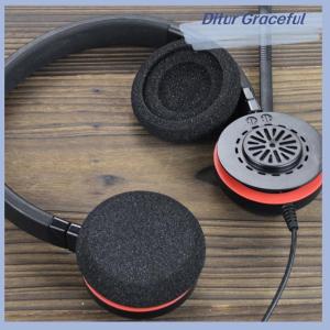 Ditur Replacement Ear Pads For Jabra evolve 20 20se 30 30II 40 65 65 Headphone Earpads Soft Memory Foam Sponge Cover Earphone Sleeve
