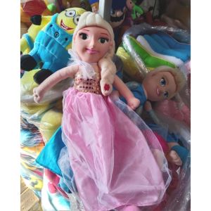 BONEKA FROZEN ELSA ANNA PINK BIRU CUTE CANTIK CINDY MINUL