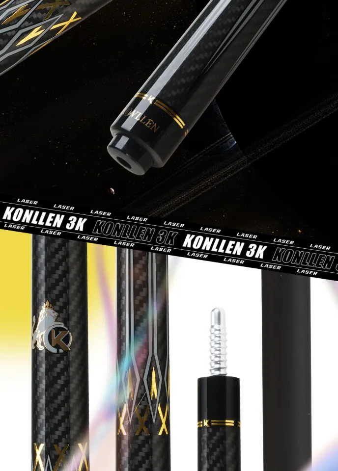 KONLLEN Billiard KL-3K Carbon Fiber Pool Cue Stick 12.2mm