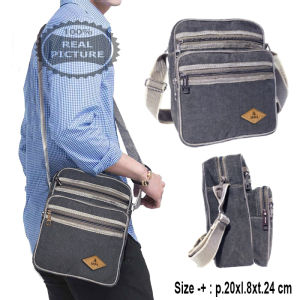 Tas Slempang // Tas selempang // Tas bahu // shoulder bag Gaul Kanvas Vintage Classic Pria Wanita