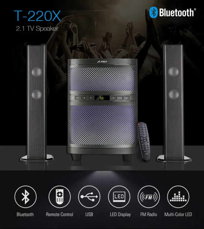 F&d 2.1 fashion tower speakers