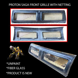 B0512 PROTON SAGA FRONT GRILLE WITH NETTING (FIBER)