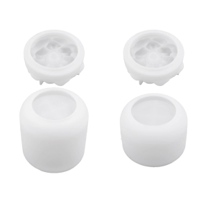 Flower Resin Jar Sturdy Silicone Mould Easy Release Dishes Mould for Crafting Holders and Decorative Plates