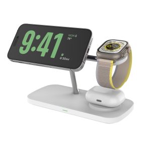 Qi2 3-in-1 Magnetic Wireless Charging Stand for Smartphones and Other Accessories