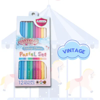 สีไม้พาสเทล สีไม้มาสเตอร์อาร์ต12 สี / 50 สี รุ่นพาสเทล PASTEL Collection Master Art/ 1 กล่อง