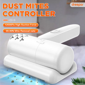 Dreepor Dust Mite Vacuum Cleaner Wireless bed Vacuum Cleaner UV Sterilization Mite Remover Wireless Portable Vacuum