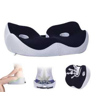 Comfort Memory Foam Office Chair Seat Bone Relief Seat Cushion for  Lower Back Hamstrings Hips