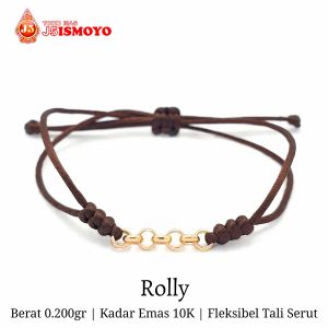 Gelang Emas Tali Rolly J5 Ismoyo