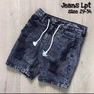 Celana jeans pendek robek premium distro tali kolor size 27 sampai 38