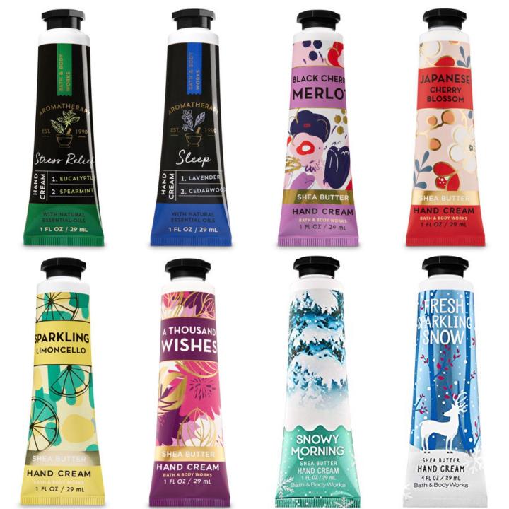 Authentic Bath Body Works TRAVEL SIZE Hand Cream Moisturizing