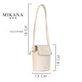 Mikana Bronze Kogarashi Leather Bucket Bag for Woman Sling Bag small bag mini bag slingbag crossbody bag bags for women. 