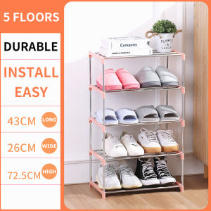 3/4/5  Layer BLACK PINK Shoe Rack Organizer Space Saver Multi-purpose Storage Rack High Quality Shoe Rack
