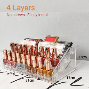 Essential Oils Storage Nail Display Rack Figure Stand Lipstick Shelf Acrylic Organizer for Perfume