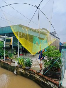Vó bắt cá lưới đánh kéo cá to cạnh 2m6x2m6