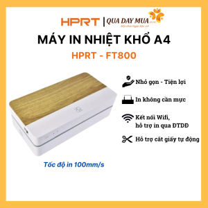 Máy in HPRT-FT800 In Nhanh Phân Giải Cao Kết Nối Đa Nền Tảng Kết Nối WIFI-Bluetooth Giá Rẻ