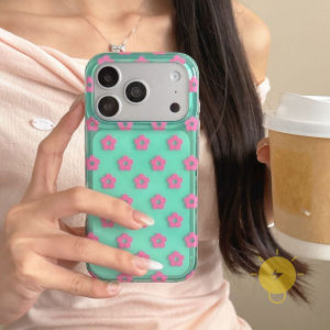 For iPhone 16 Pro Max Case TPU Flower Translucent Phone Case For iPhone 15 Cover 手机壳 Aesthetic Korean Cute