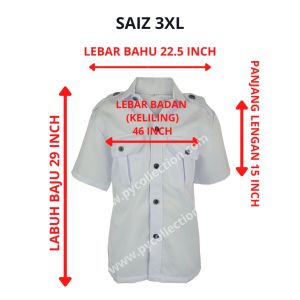 UNIFORM KADET BULAN SABIT MERAH PBSM ( LENGAN PENDEK ) - K001SS