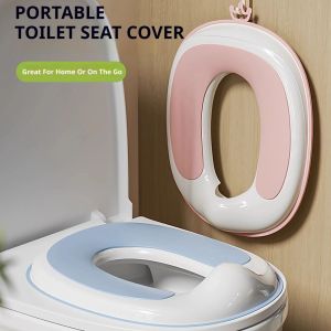 INNEED Hanging Childrens Toilet Seat Splash Proof Design Non-Slip Baby Potty Training Toilet Seat Universal Toilet Training Portable Toilet Seat Baby Kids Use