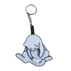 Cat Play Balls Interactive Keychain Lightweight and Portable Animal Pendant Keyring Backpack Accessories for Daily Use