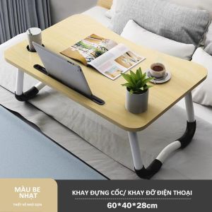 ⚡⚡Bàn Học Gấp Gọn Bàn Học Gập Thông Minh Mặt Bàn Có Mức Điều Chỉnh Độ Nghiêng Kèm Thanh Chống Trượt Khay Đựng Cốc Tiện Lợi