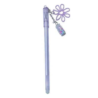 Pulpen Lucu Aesthetic Pena Gantungan Botol Bunga Fancy Pen Pena Gel Bolpen Unik warna pastel cute Bola Salju Warna Warni Alat Tulis Kantor BRG