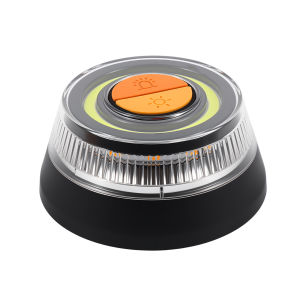 V16 Car Safety Emergency Beacon Light Bright Red Flashing Signal for Vehicles and Motorcycles High-Visibility Roadside Safety Light