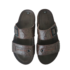 Dép Nam Quai Ngang HA NAM Da Bò Thật Cao Cấp DNA2174