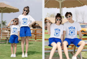 sét bộ gia đình 3/4/5 người mẫu gấu UCIA chất thun cotton mềm mịn dày dặn đủ size từ 6-90kg