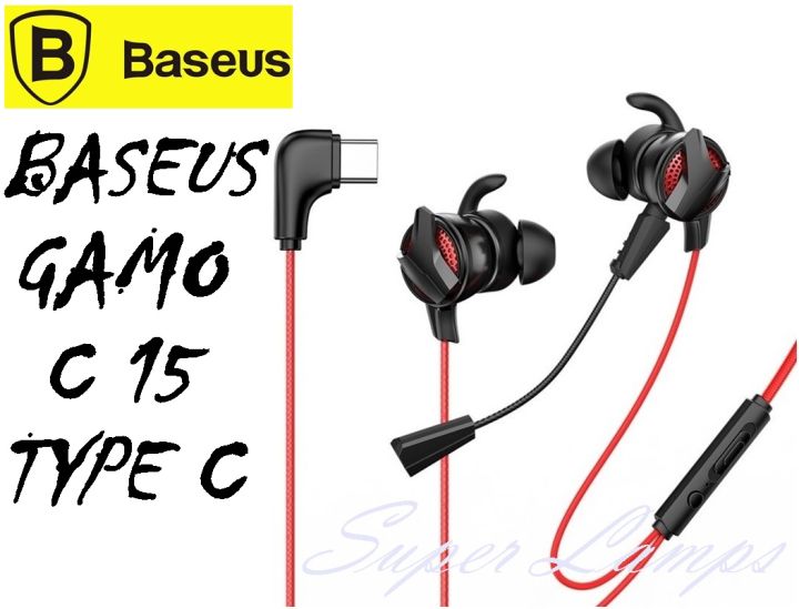 Baseus GAMO Headset/Earphone Gaming C15 Jack Type C Original For