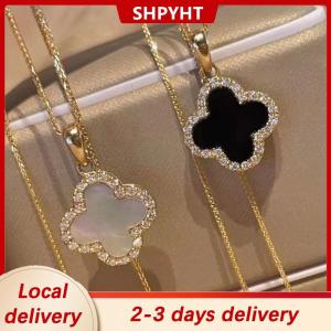 [COD] SHPYHT Local delivery Ship within 24 hours Fashion Four Leaf Clover Pendant Necklaces For Women Simple Temperament Jewelry