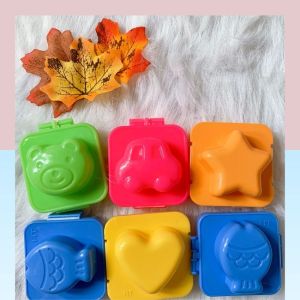 Bộ 4 khuôn cơm Bento khuôn đậu hũ non khuôn ép cơm tạo hình ngộ nghĩnh cho bé ăn dặm MGT