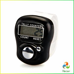 Harper เครื่องนับดิจิตอลแบบมีไฟ สวมนิ้ว นับก้าว นับรอบการวิ่ง digital counter