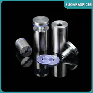 20pcs 12x25mm Stainless Steel Advertising Bolts Glass Standoff Screw Acrylic Signage Standoff Bolt