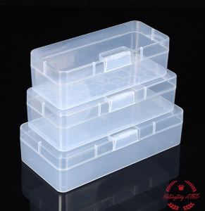 Transparent PP plastic storage box Durable Storage Box for jewelry beaded objects organizer box