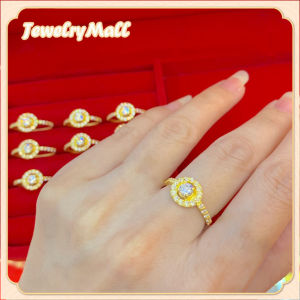 96.5% เครื่องประดับสตรีมีความทนทานและทนต่อการ แหวนทองครึ่งสลึงGranddiamond ทองคำแท้ สินคเก็บเงินปลายทางได้