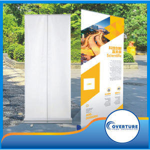 Aluminum Roll Up Banner Stand 2.5ft x6.5ft pull up banner retractable banner Tarpauline Stand